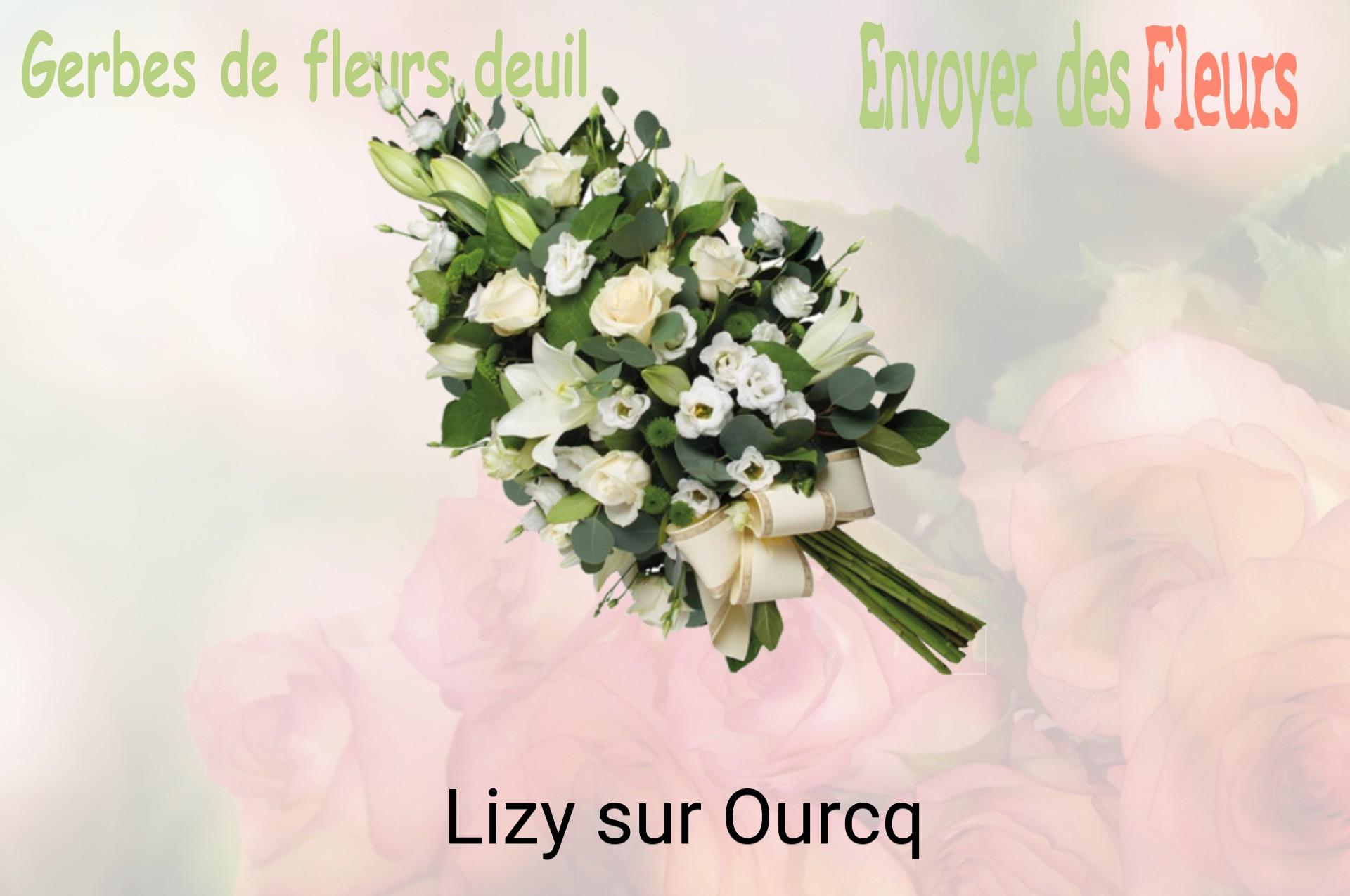 Gerbe de fleurs de deuil livrée à Lizy-sur-Ourcq